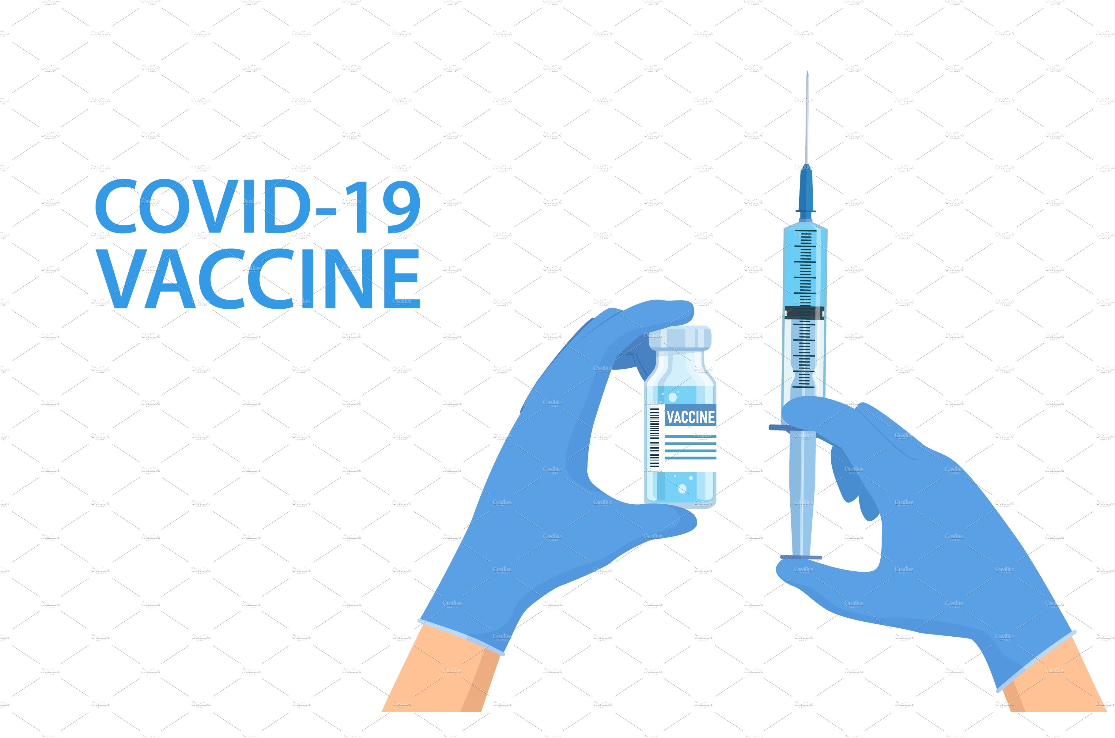 Coronavirus vaccine COVID-19 cover image.