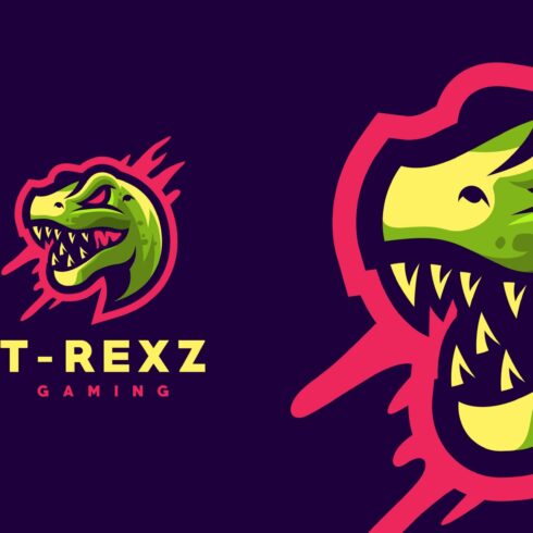 T-rex Gaming Logo cover image.