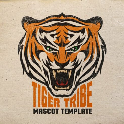 Tiger Mascot Template cover image.