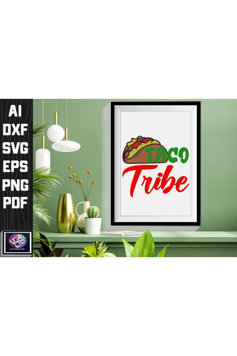 Taco Tribe pinterest preview image.