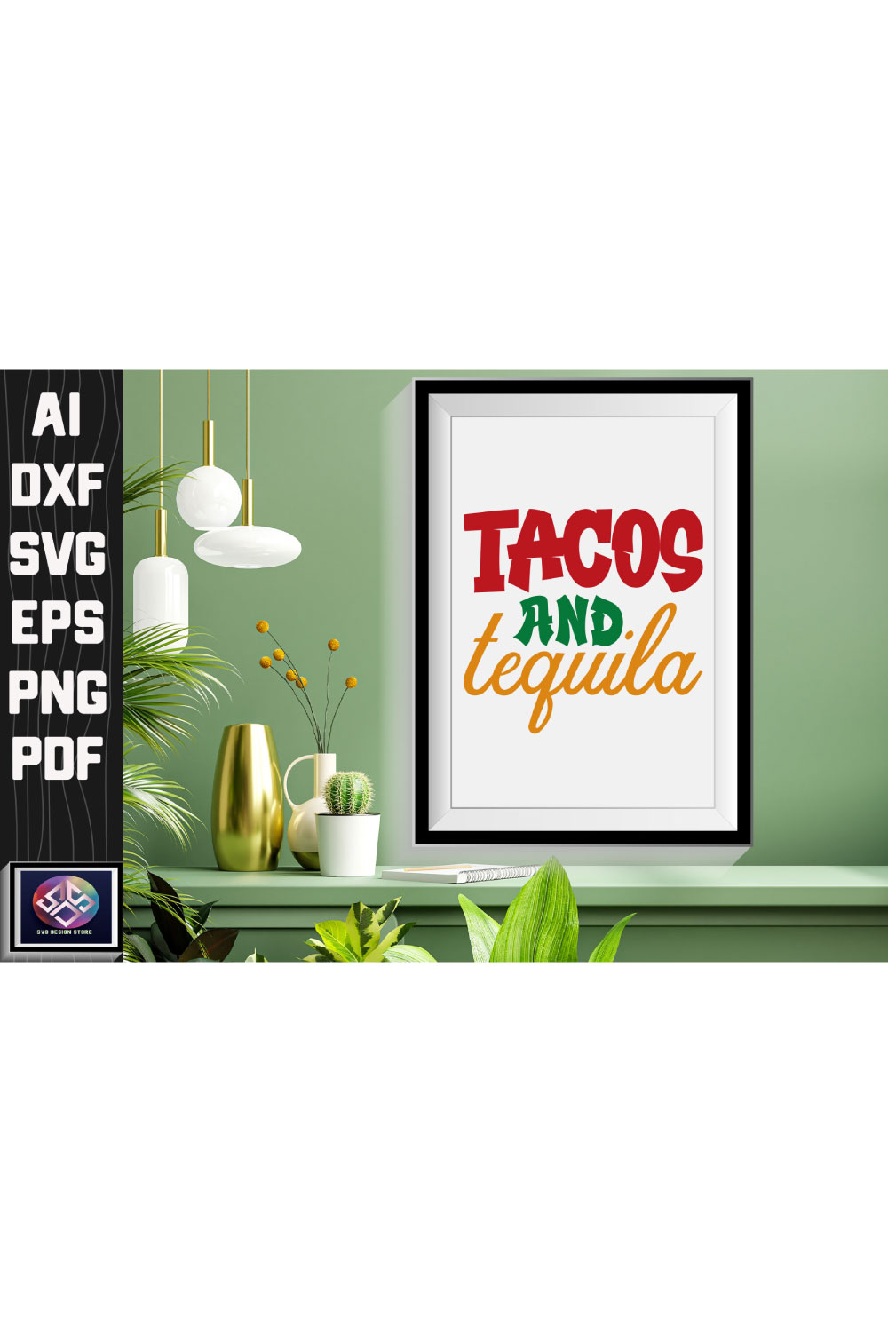 Tacos And Tequila pinterest preview image.