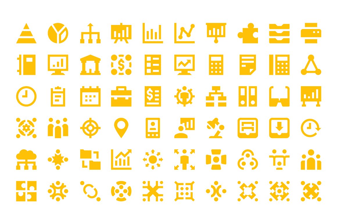 100 Team Work Material Design Icons preview image.