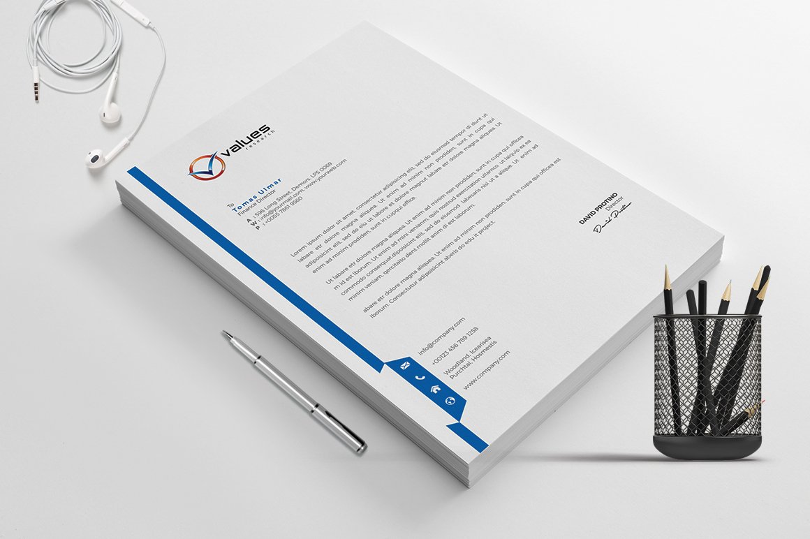 Letterhead preview image.