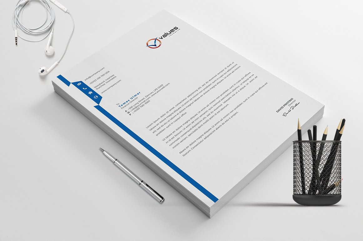 Letterhead preview image.