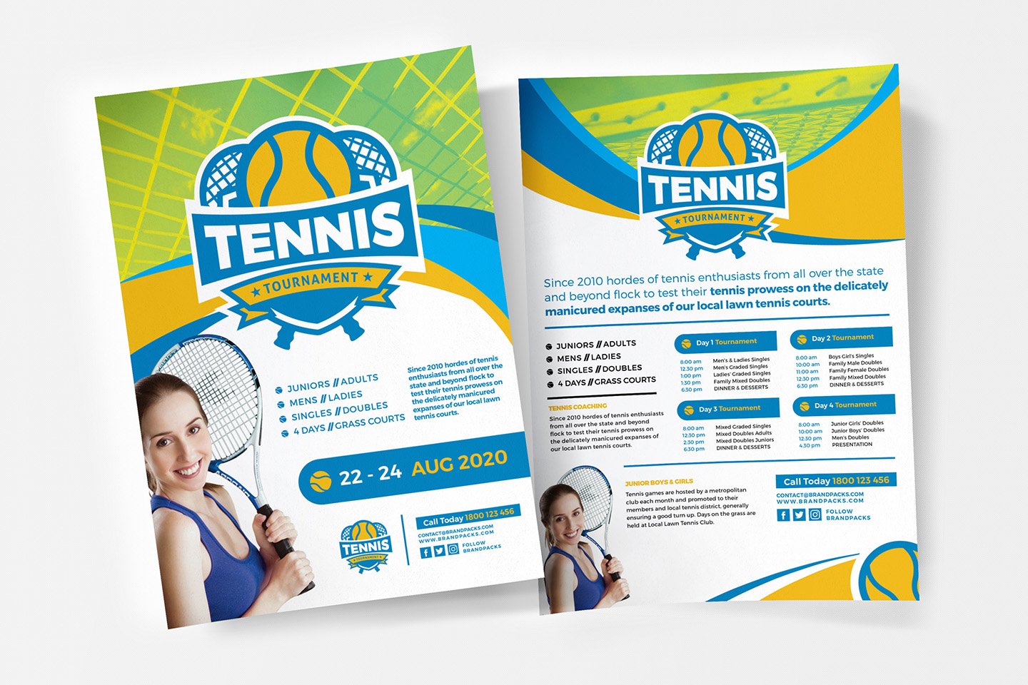 Tennis Flyer / Poster Templates cover image.