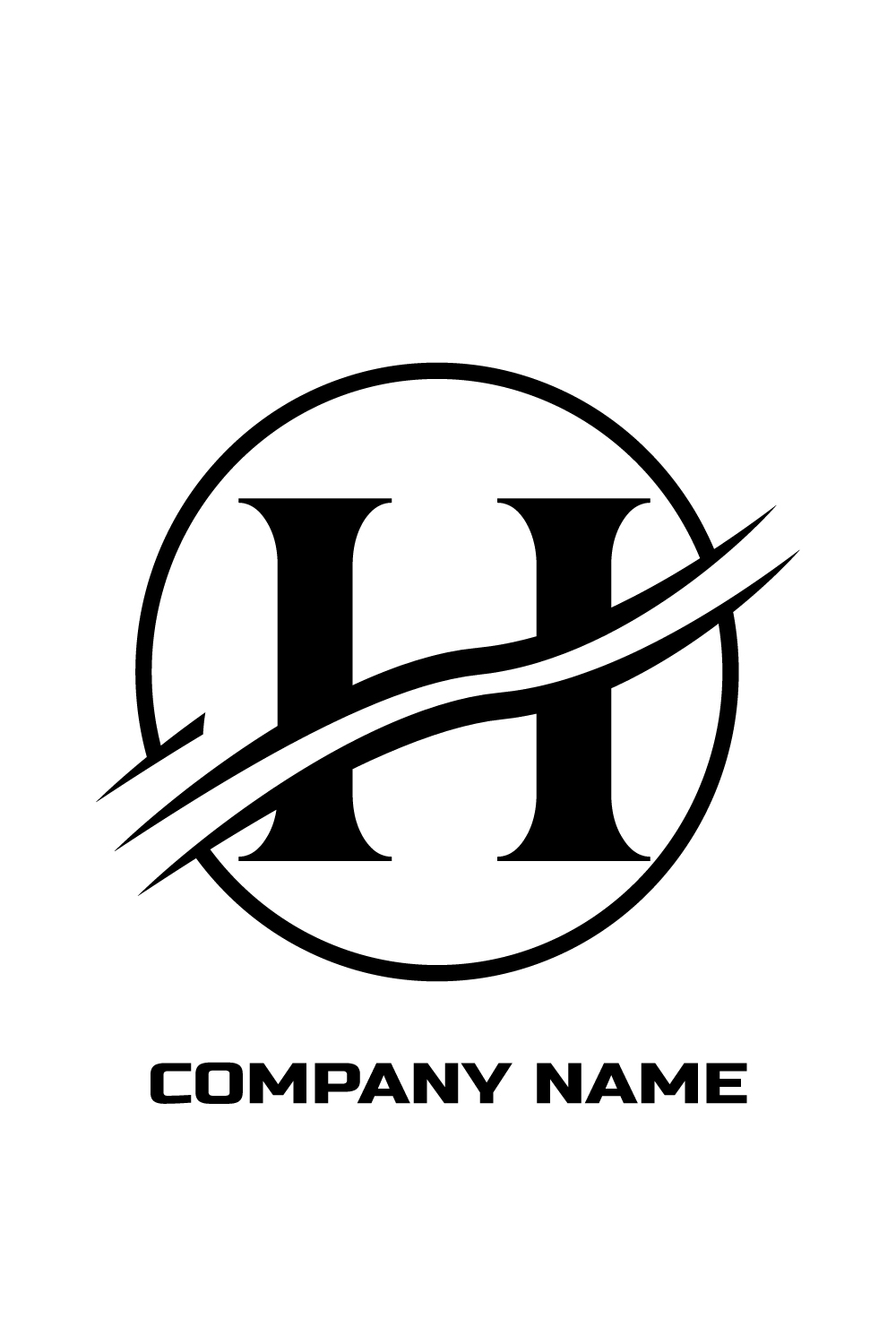 H logo pinterest preview image.