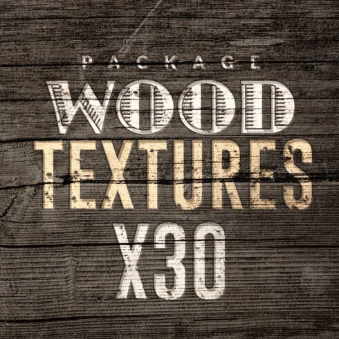 30 Wood Textures | Pack cover image.