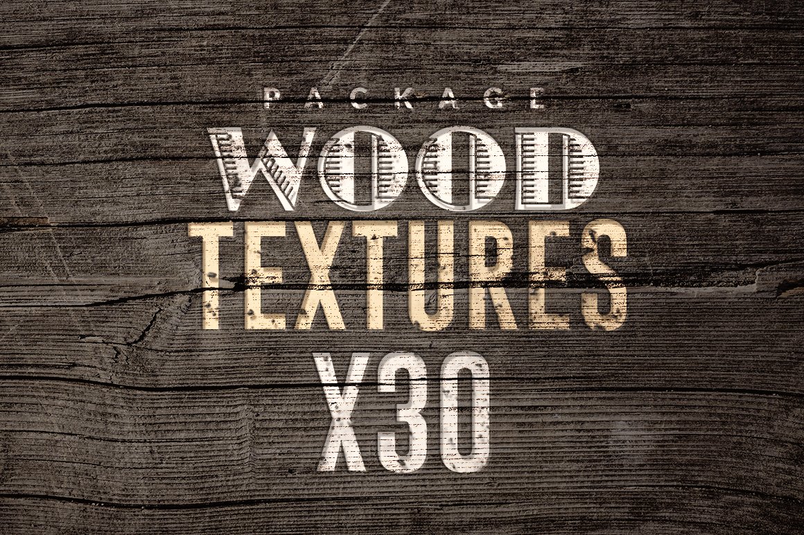 30 Wood Textures | Pack cover image.