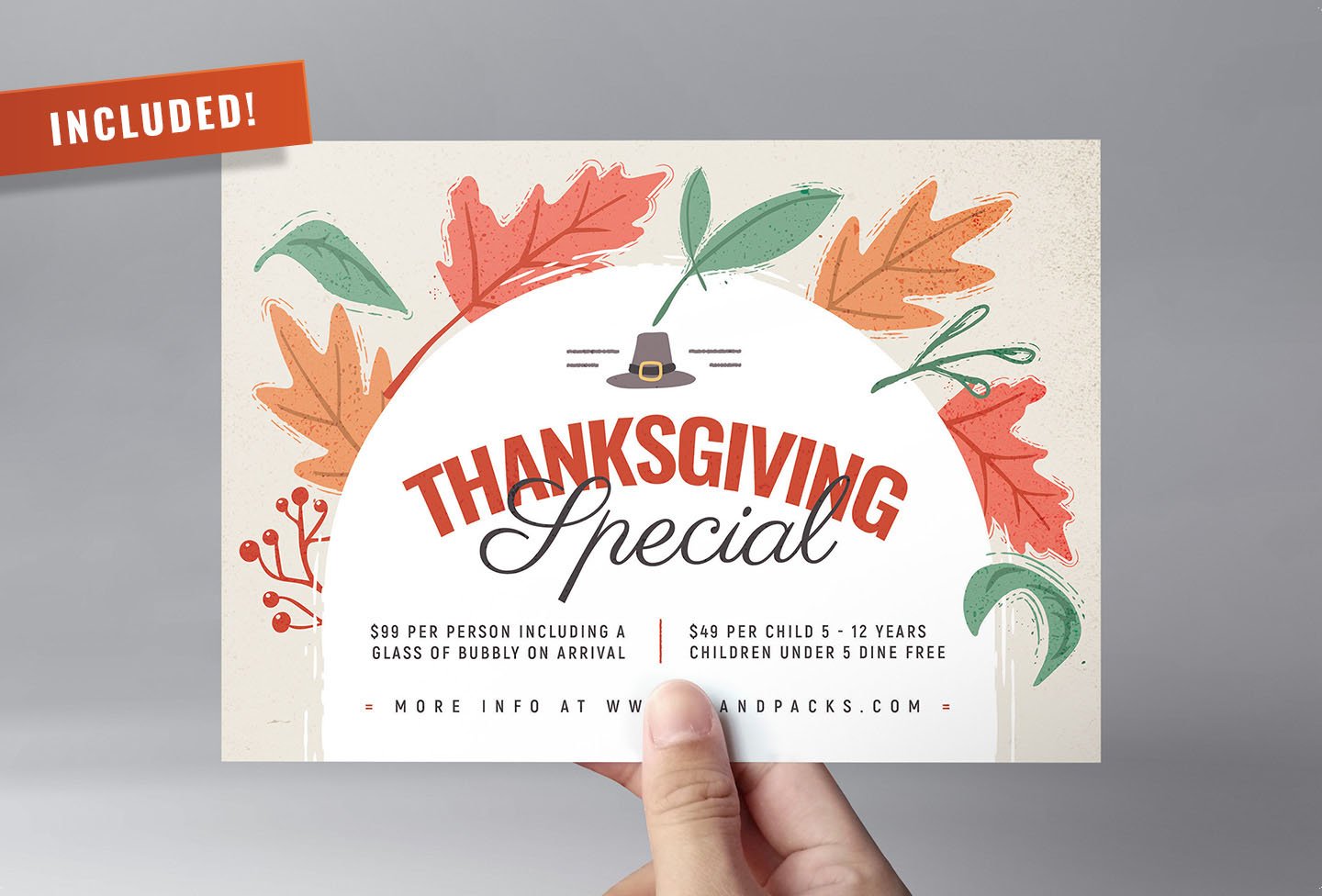 thanksgiving flyer template 2 2 629