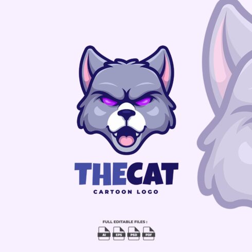 The Cat Cartoon Logo cover image.
