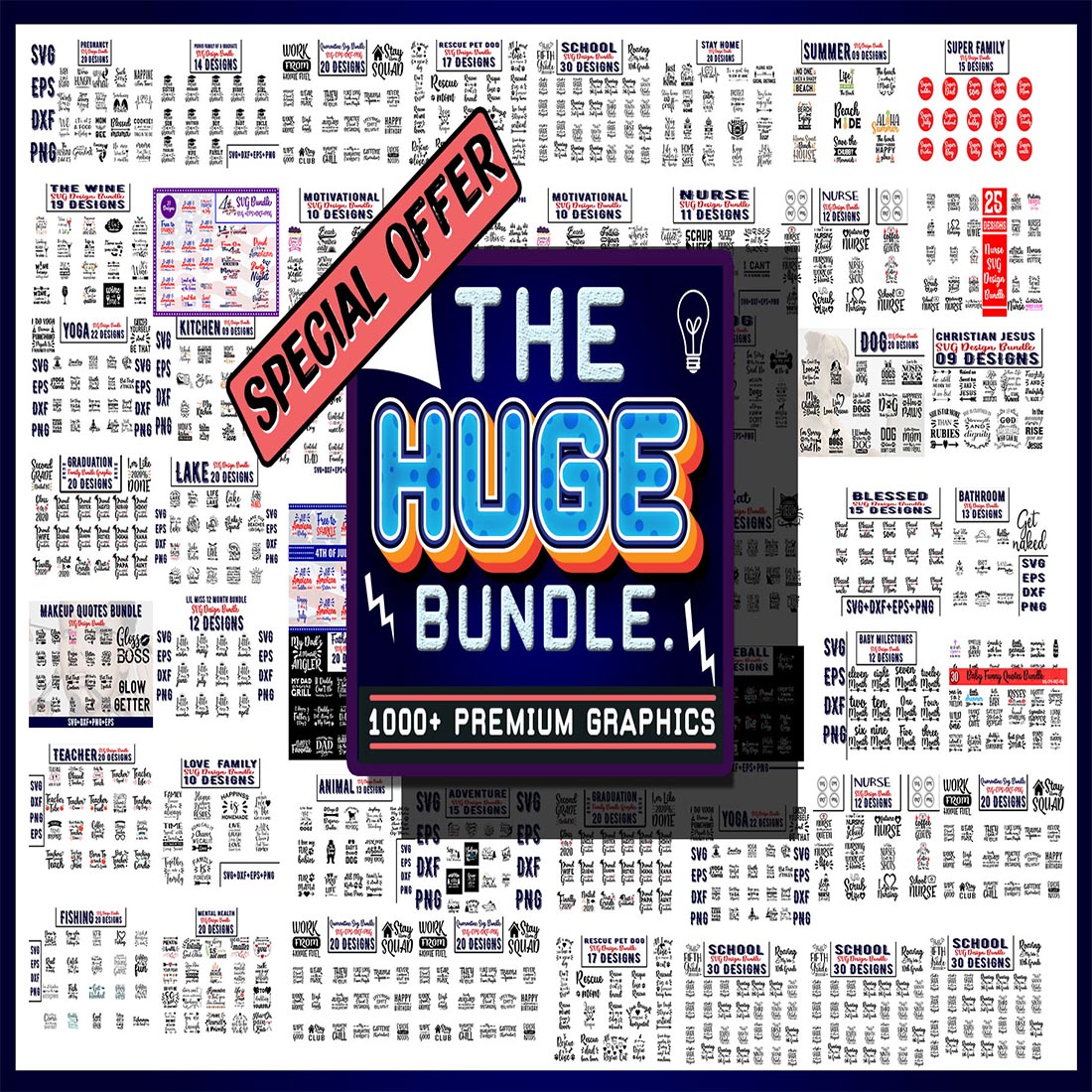 The huge bundle is on display with a price tag.