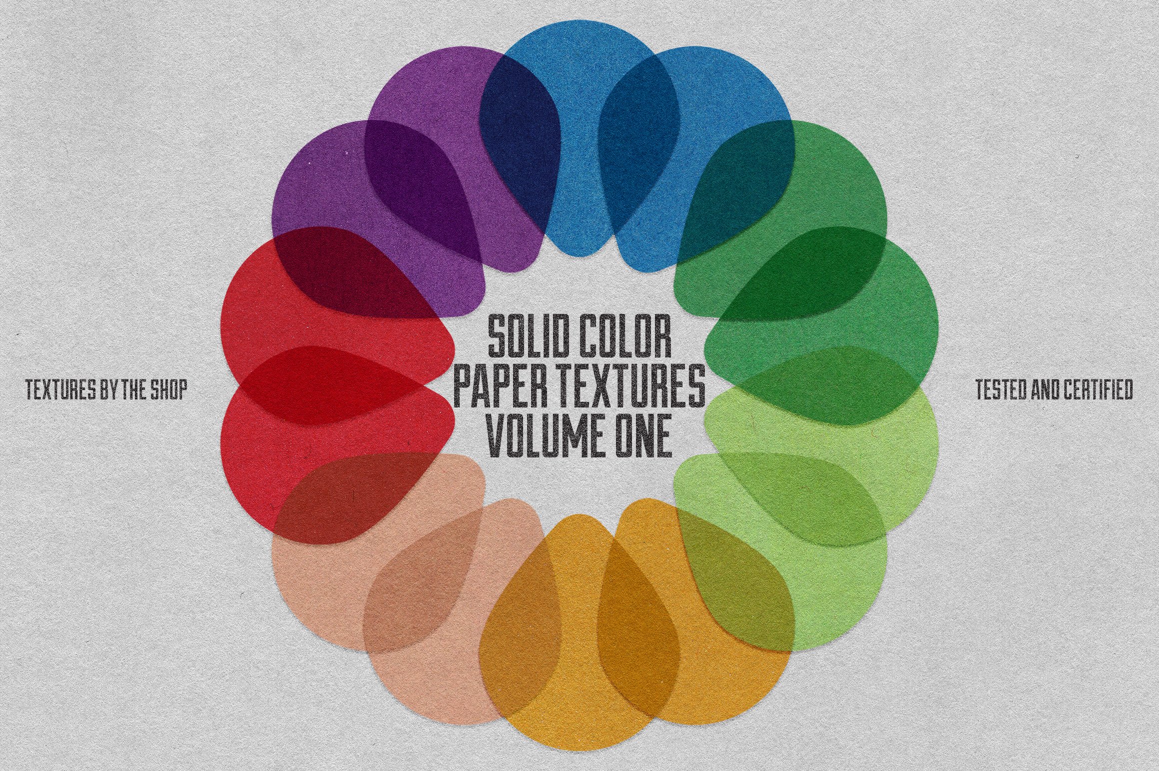 Solid color paper textures volume 01 cover image.