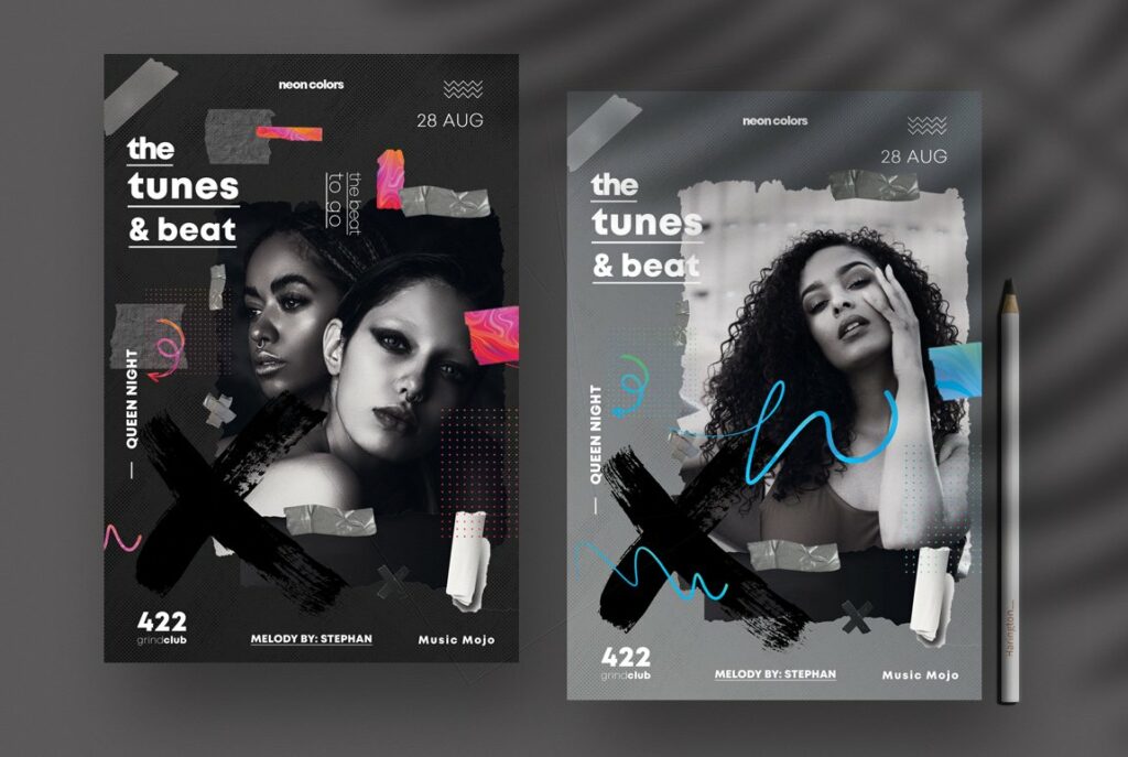 The Tunes & Beat Flyer PSD Templates – MasterBundles