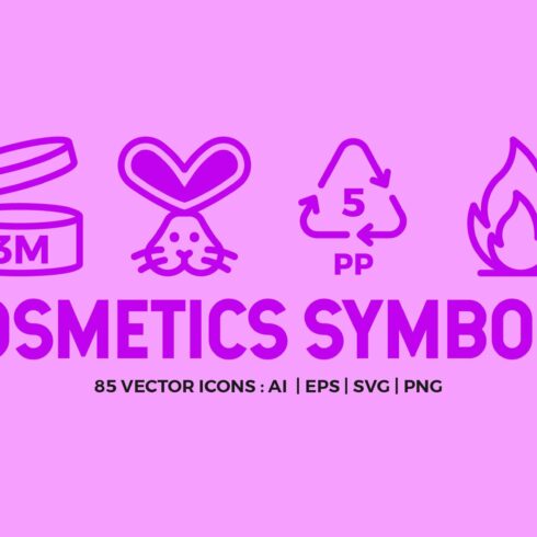 Cosmetic Packaging Symbols | Icons cover image.