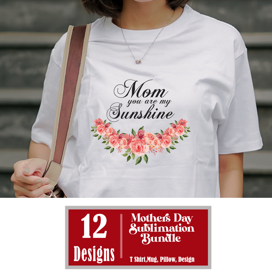 Mothers Day Sublimation- T-Shirt-Mug-Pillow Design cover image.