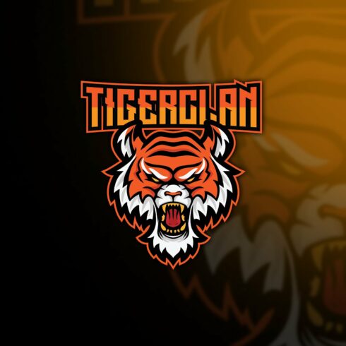Tiger Clan Esport Logo Template cover image.