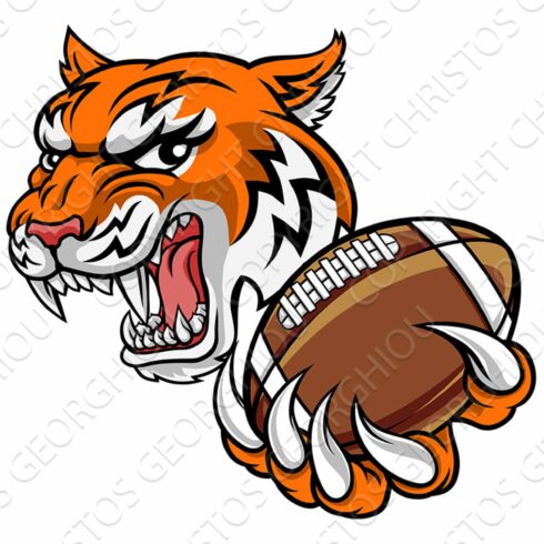 Tiger American Football Player cover image.