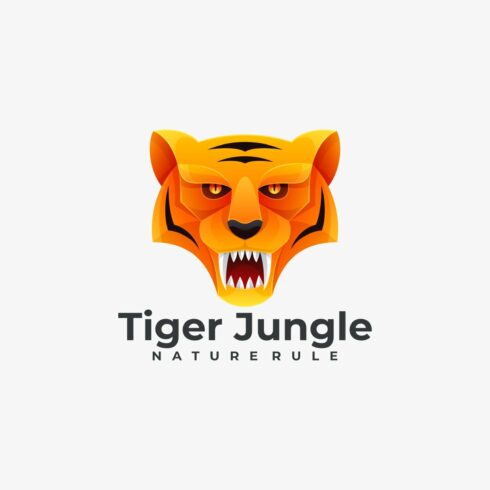 Tiger Jungle Gradient Color Logo cover image.