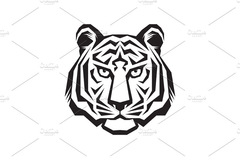 Tiger Head Logo - Vector Sign cover image.
