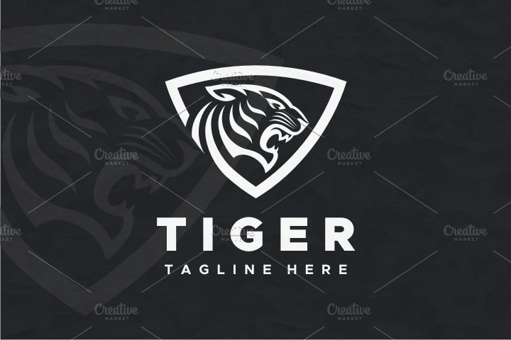 Tiger Shield Logo preview image.