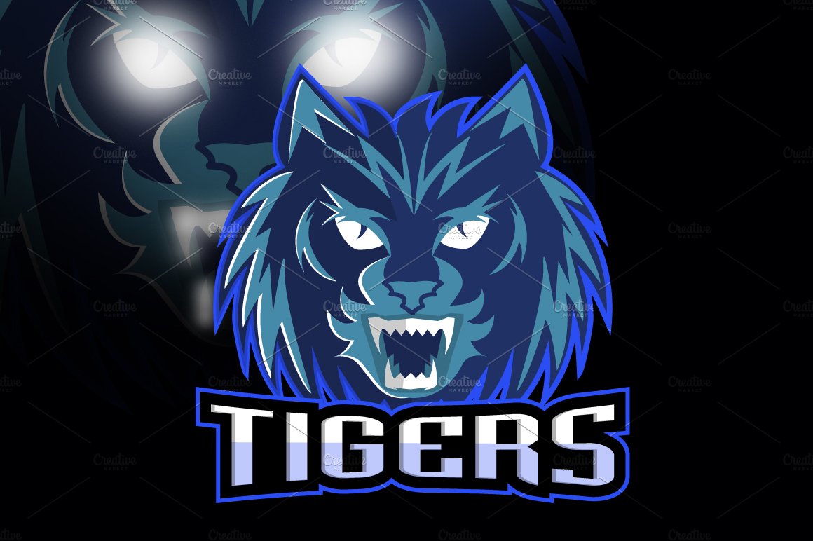 Tigers logo sport team cover image.
