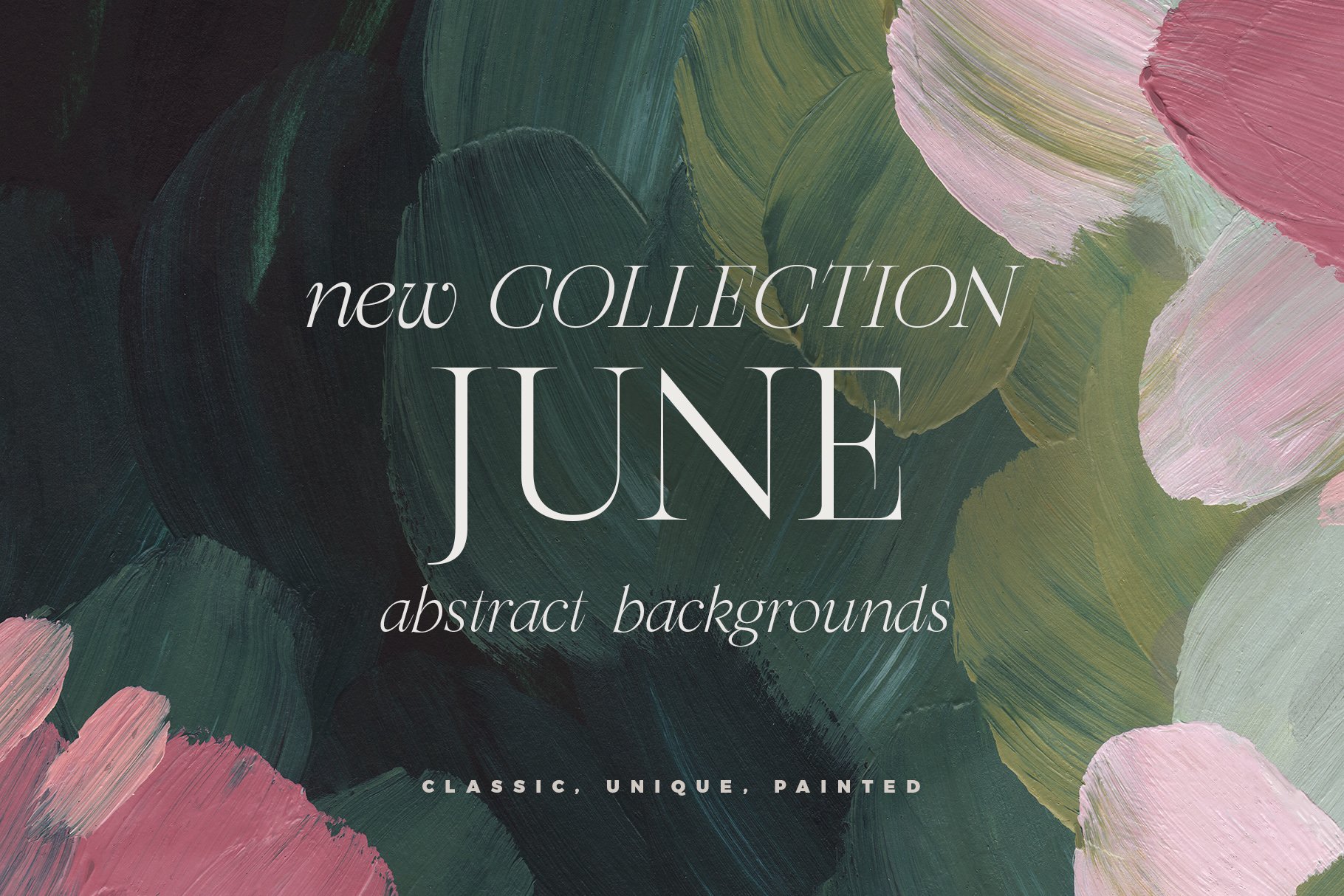 June - Abstract Painted Backgrounds cover image.