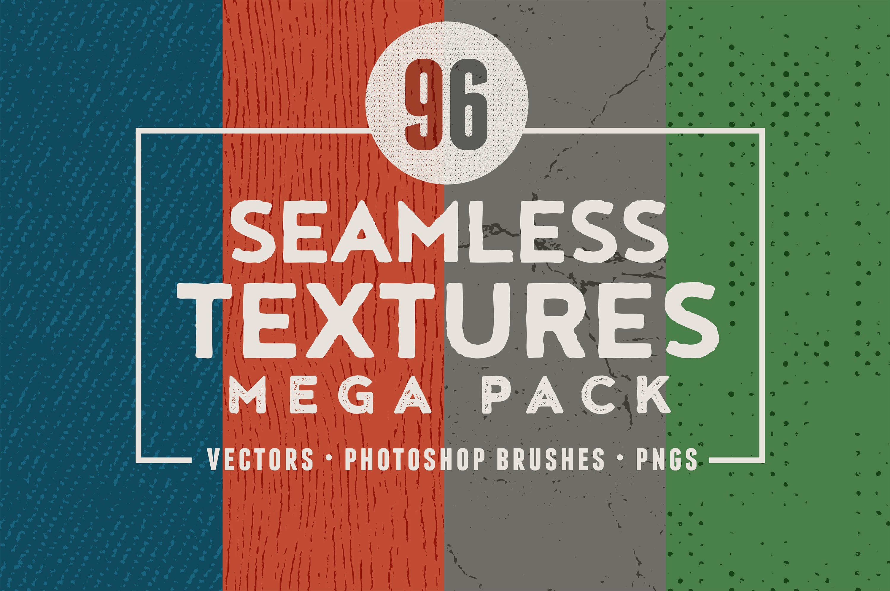 96 Seamless Textures - Mega Pack cover image.