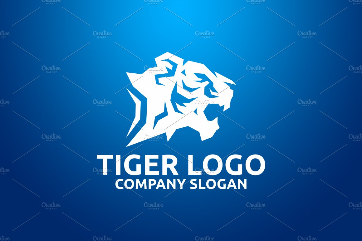 Blue Tiger Mascot Logo//Speedart//Illustrator - YouTube
