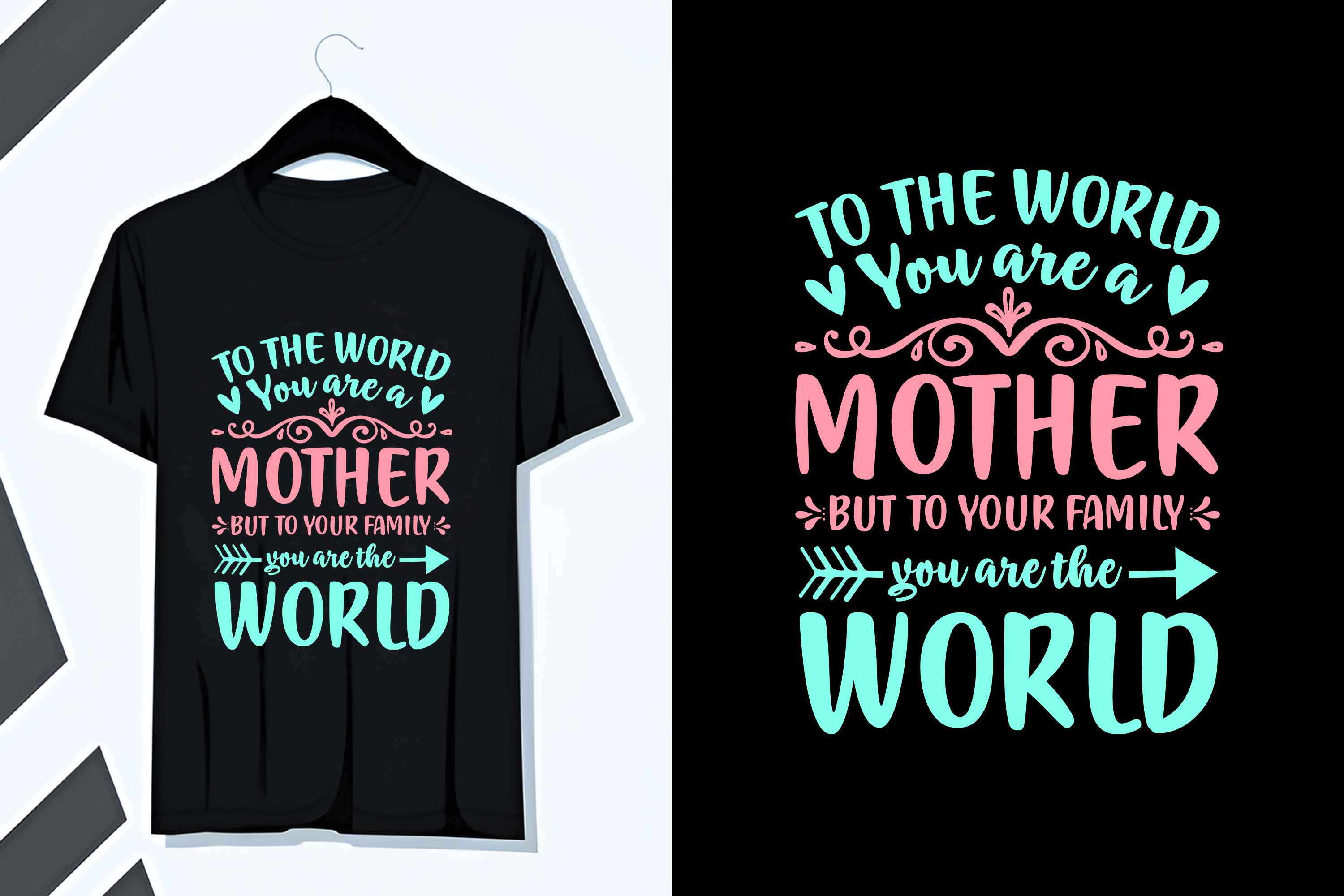 T - shirt that says to the world you are a mother but to your.