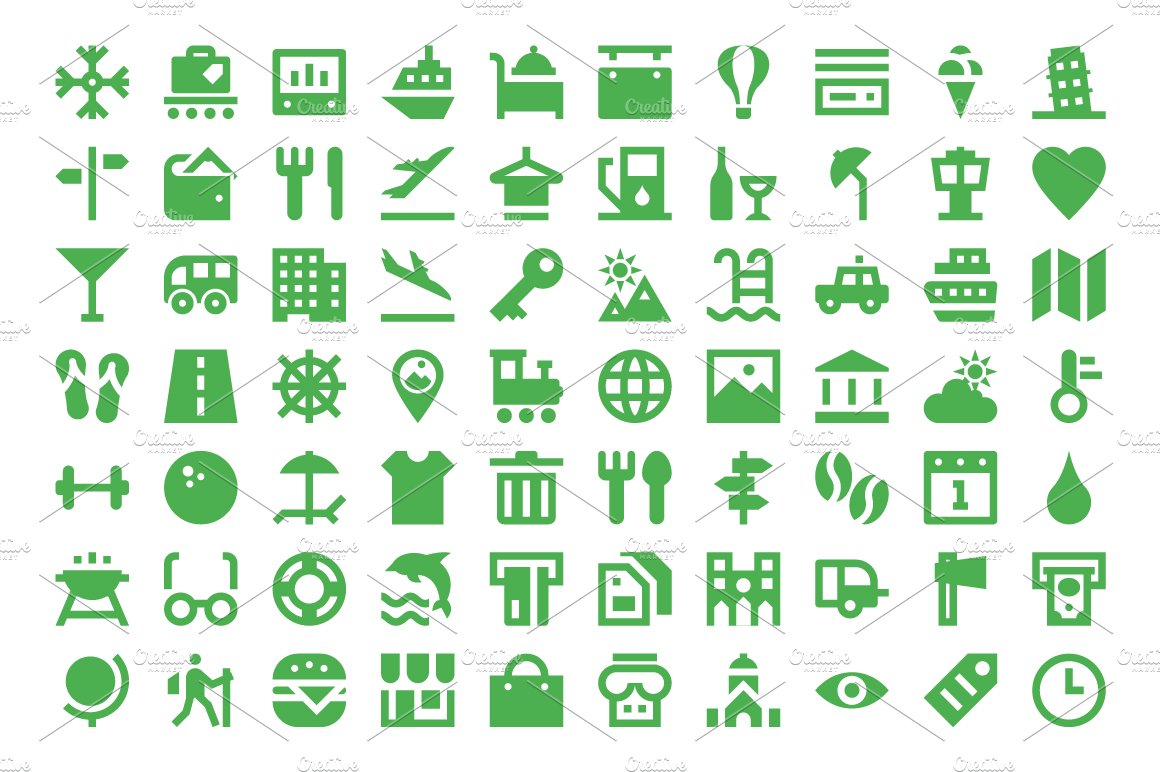 300 Tourism and Travel Material Icon preview image.