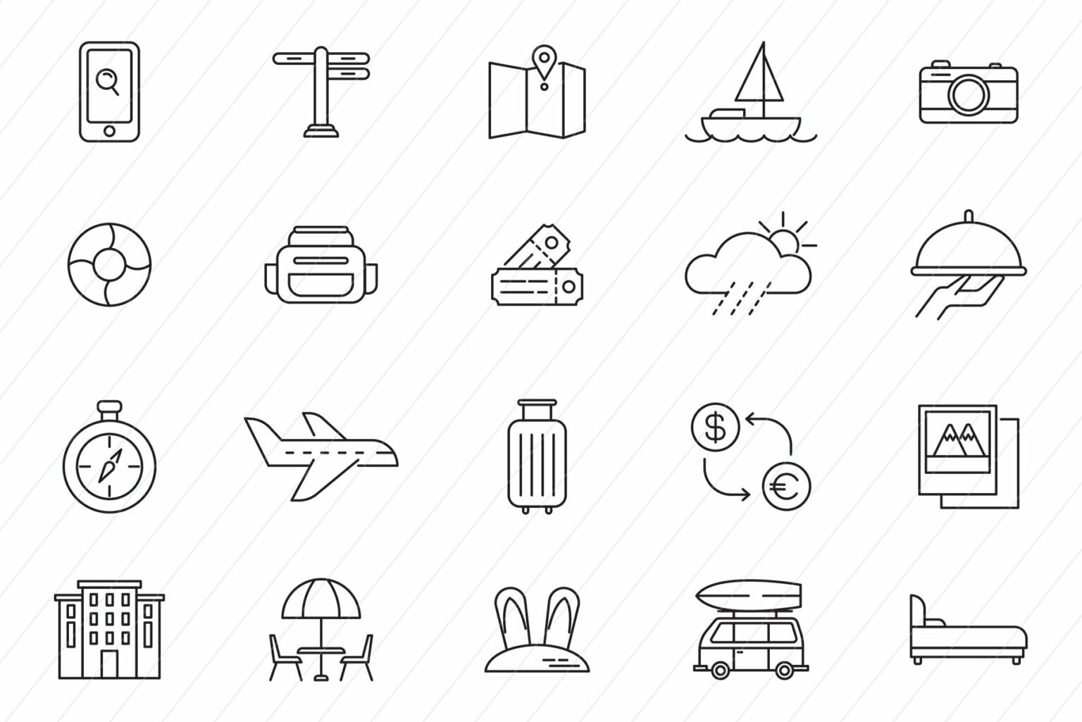 Travel Icons – MasterBundles