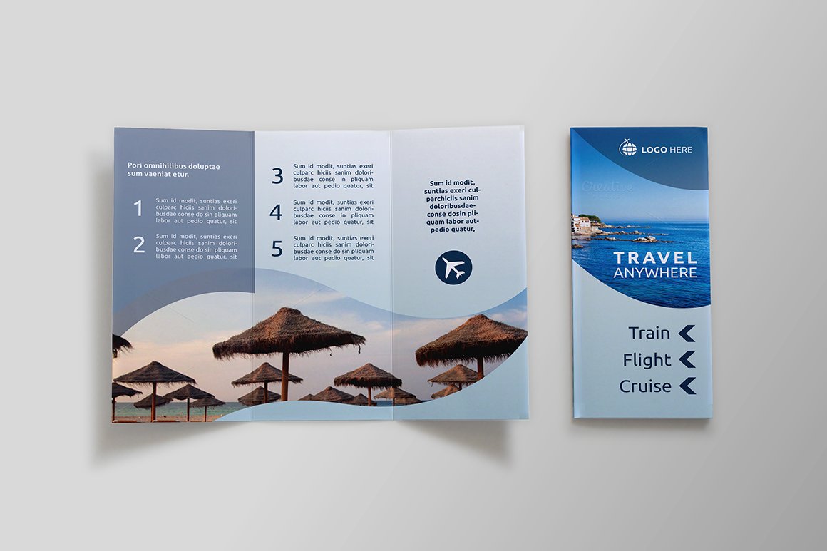 Travel Tri-fold Brochure - SK cover image.