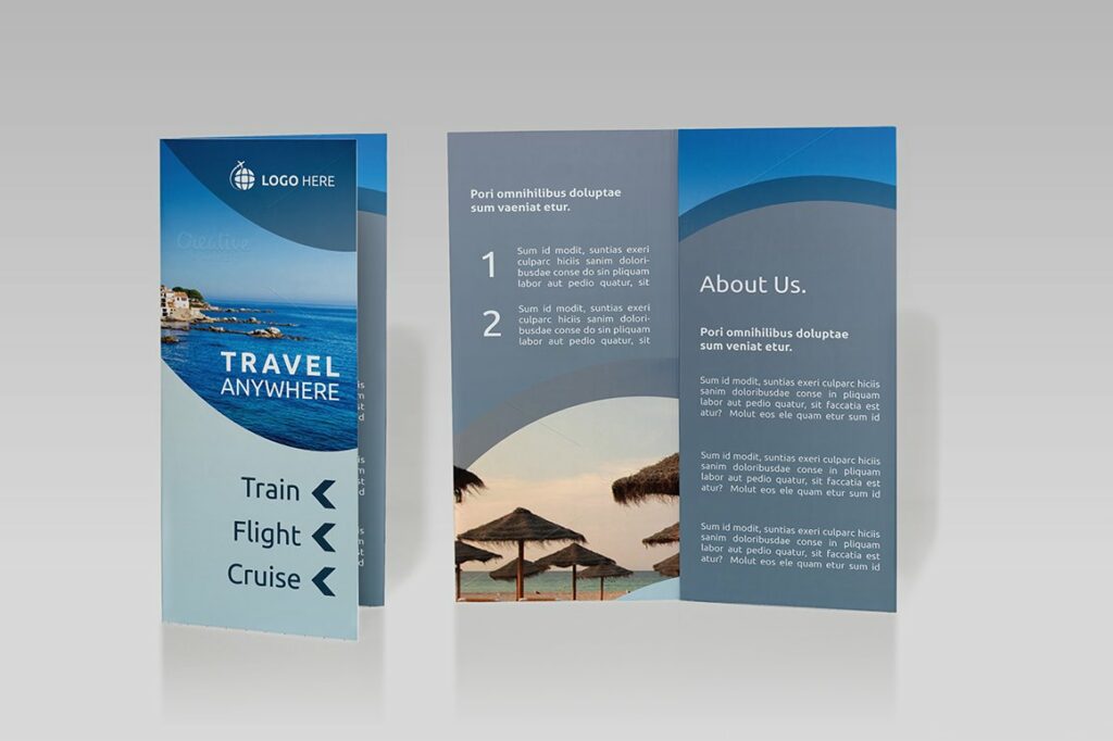 Travel Tri-fold Brochure - SK – MasterBundles