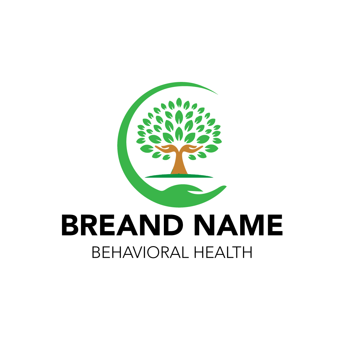 behavioral health counseling for mental health and tree services logo preview image.
