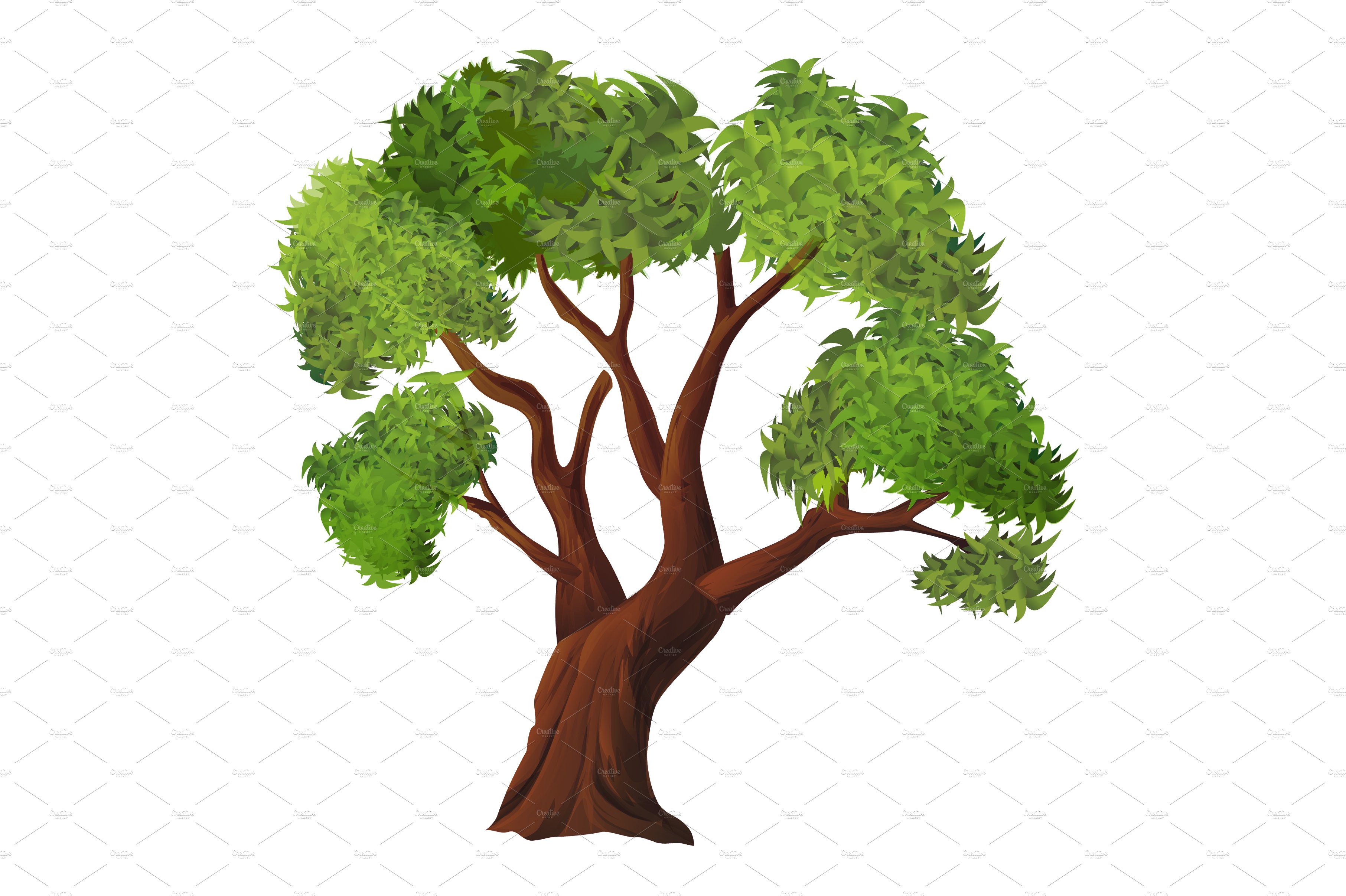 trees nature forest vector icons set converted3 01 51