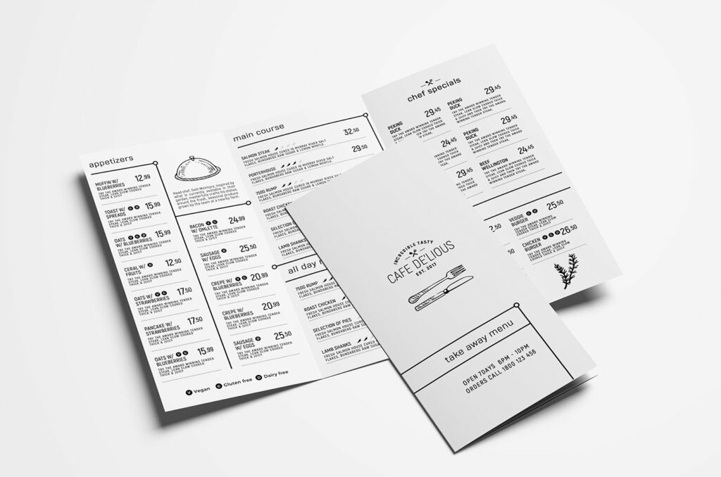 Simple Menu Template – MasterBundles