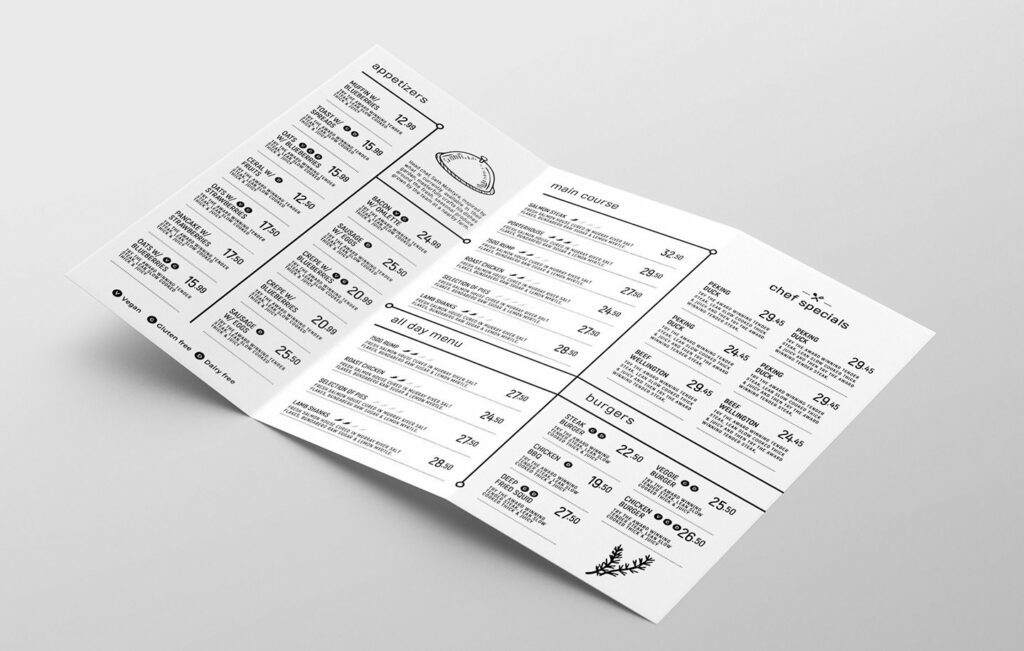 Simple Menu Template – MasterBundles