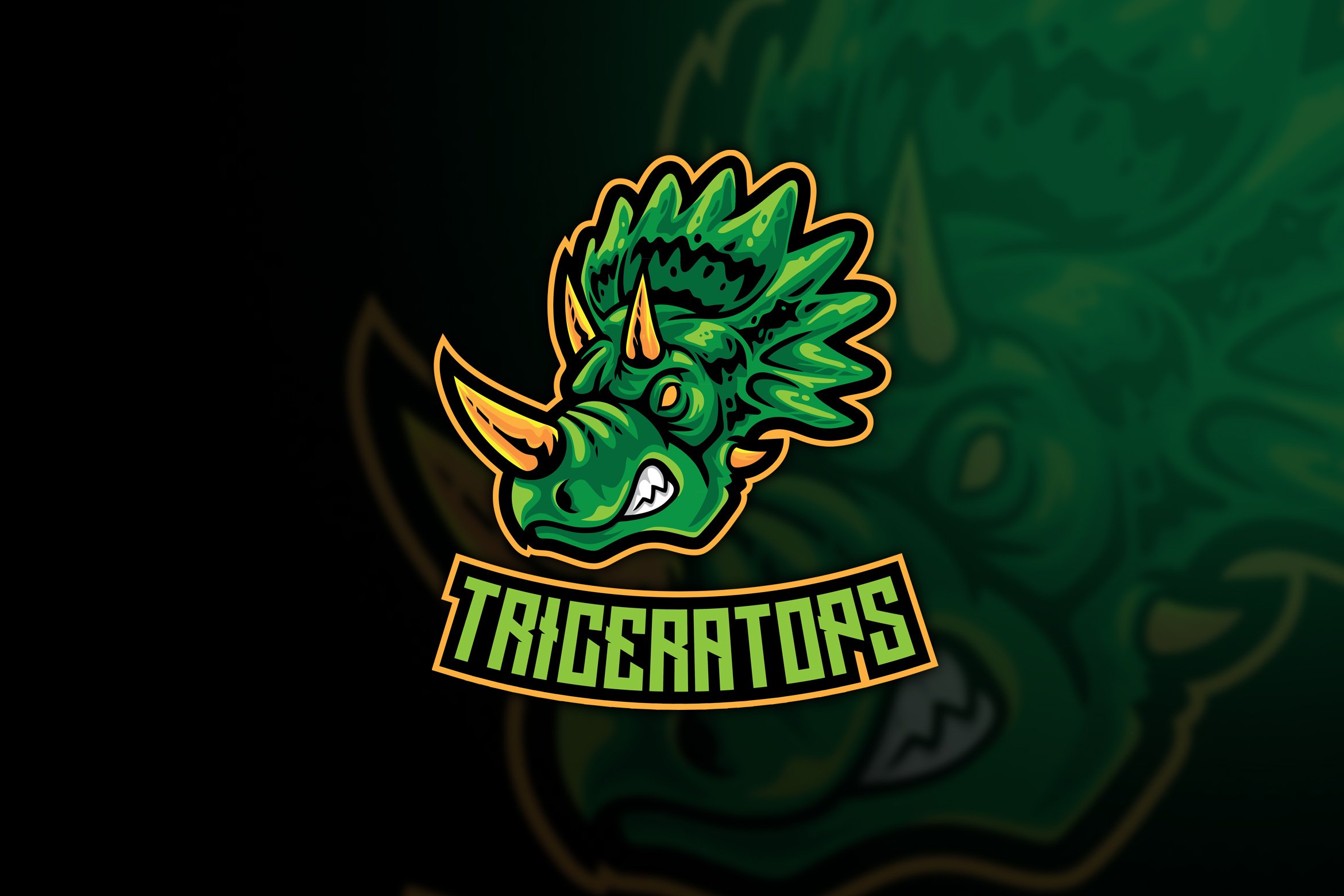 Triceratops Esport Logo cover image.