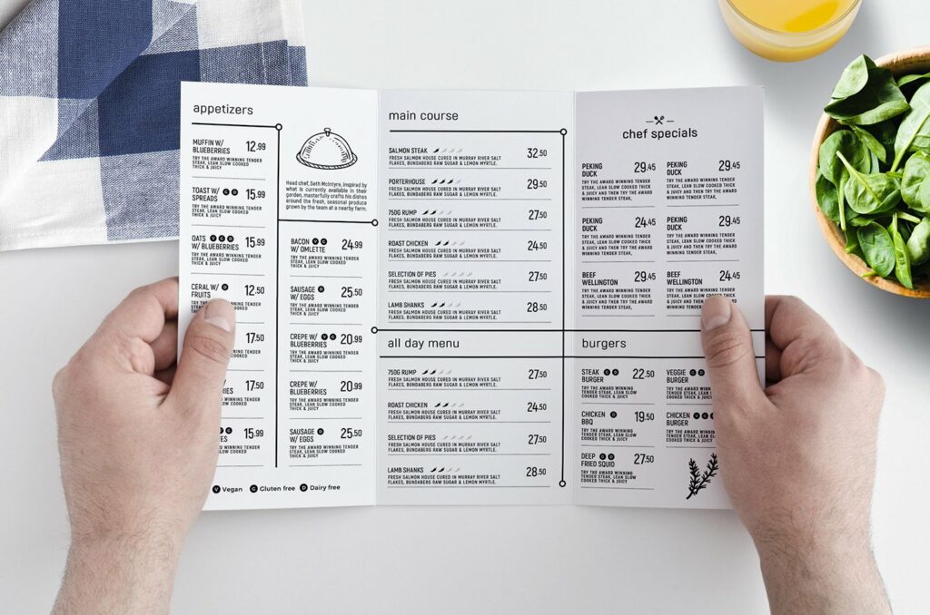 Simple Menu Template – MasterBundles