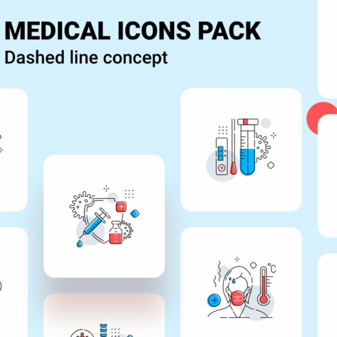 Icons Pack For Covid and Medical cover image.