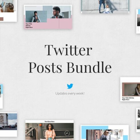Twitter Posts Bundle cover image.