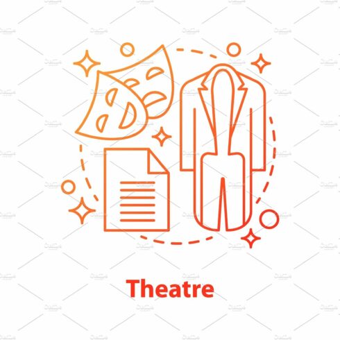 Theater concept icon cover image.