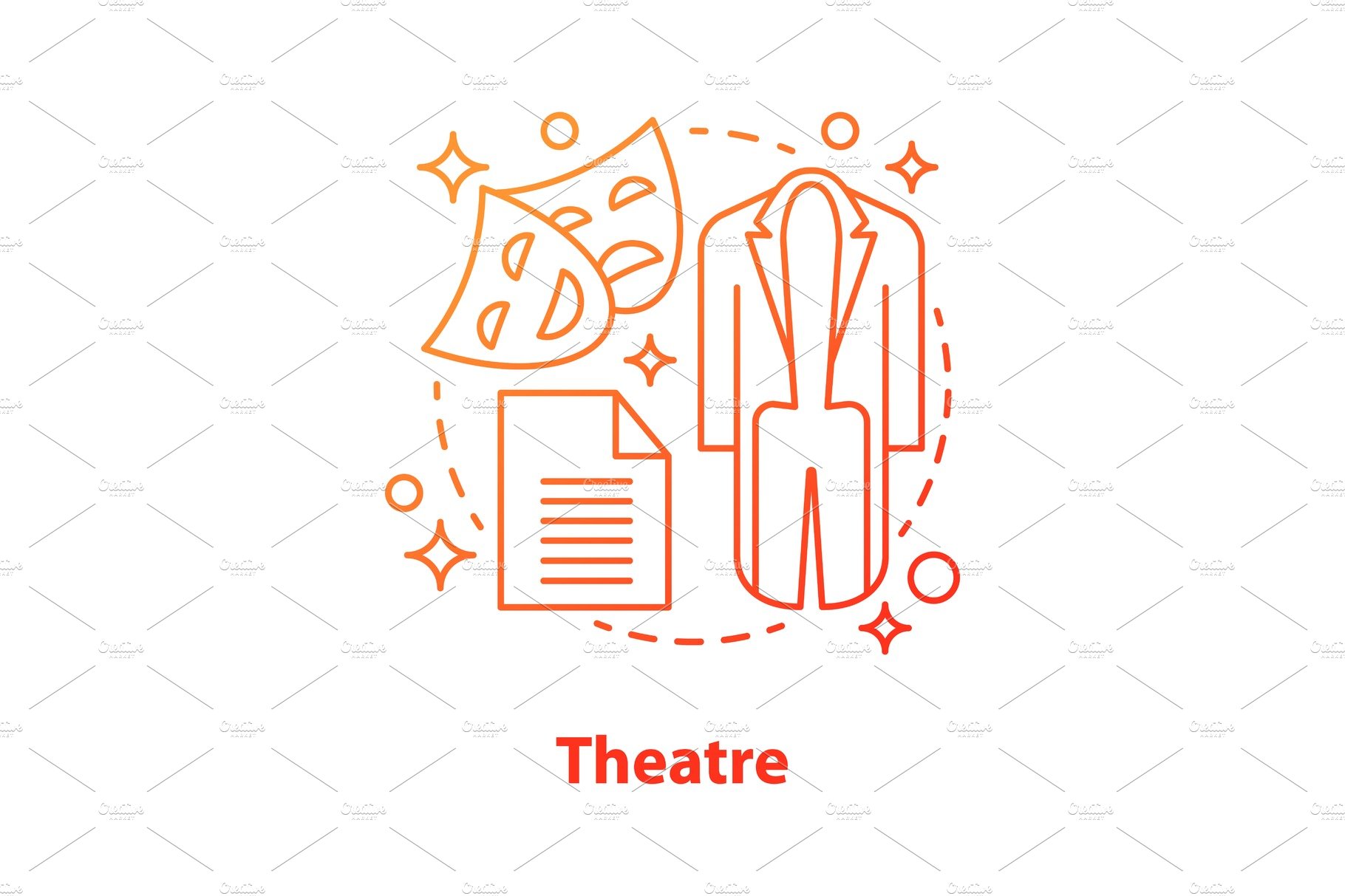 Theater concept icon cover image.