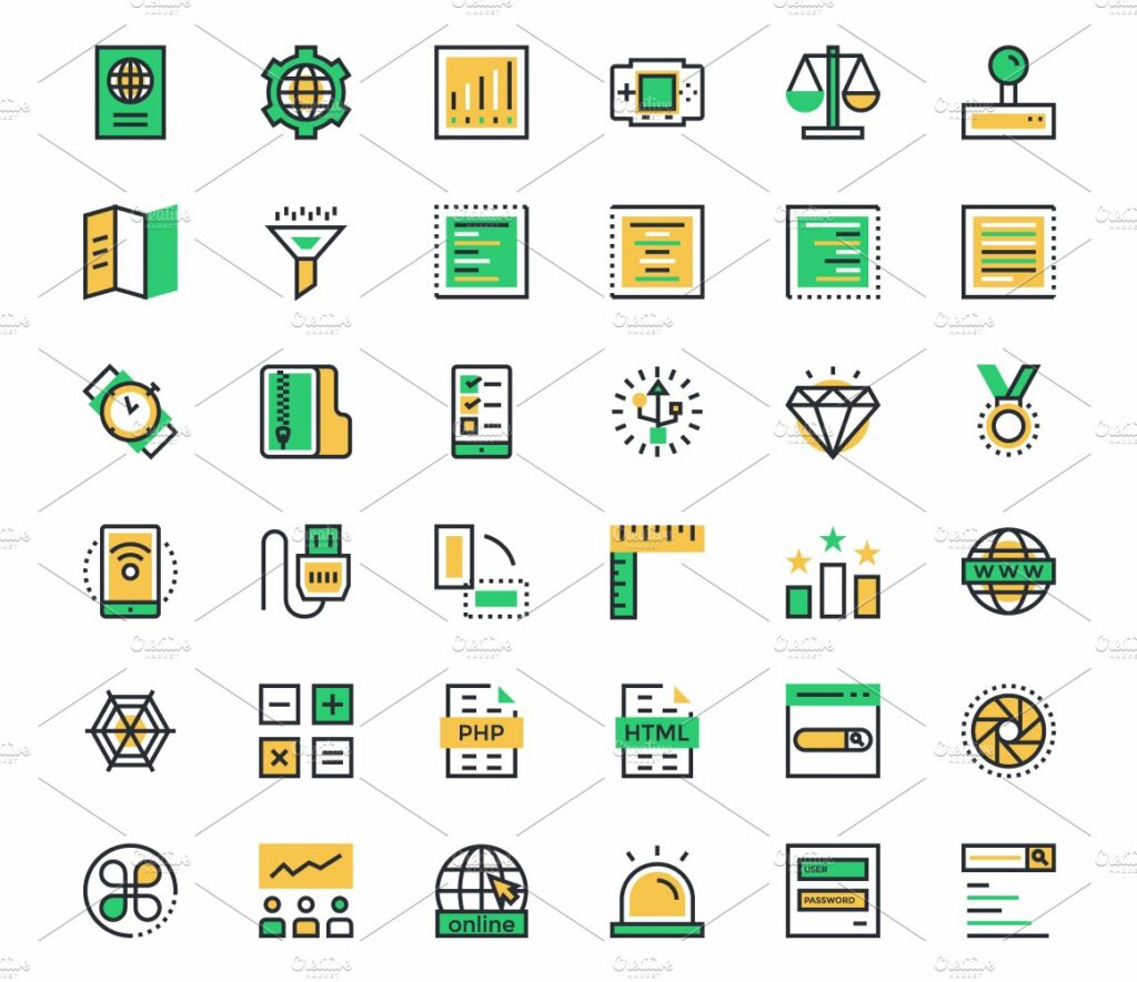 300 User Interface and Web Icons – MasterBundles