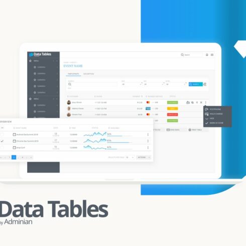 Adminian2 Data Tables cover image.