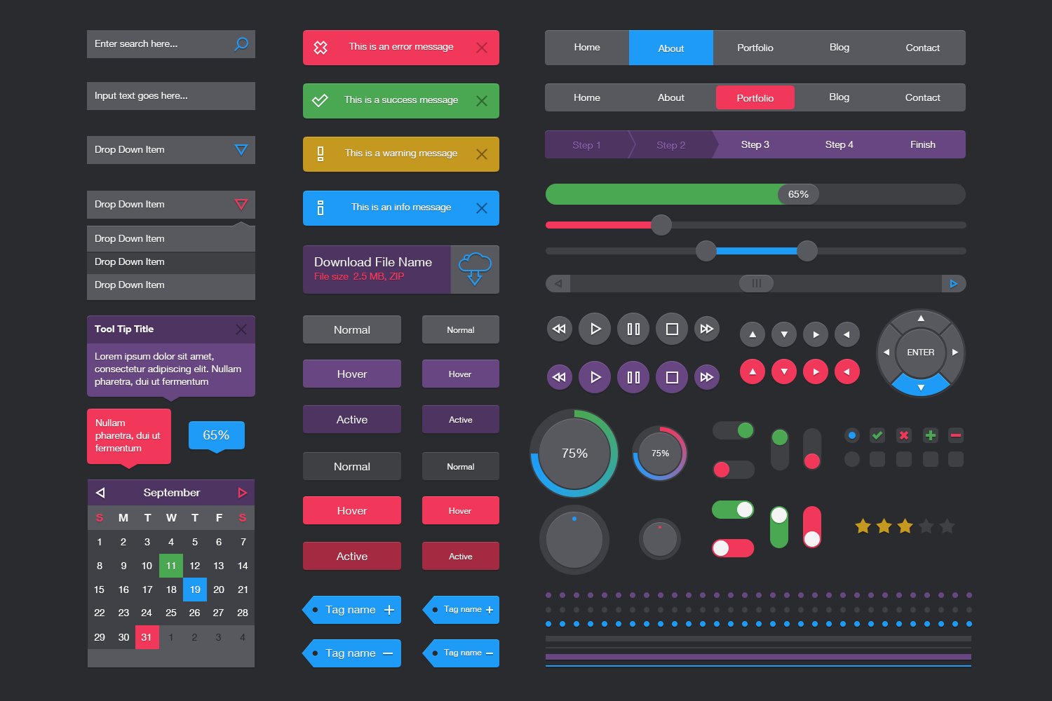 Flat UI Web Kit cover image.