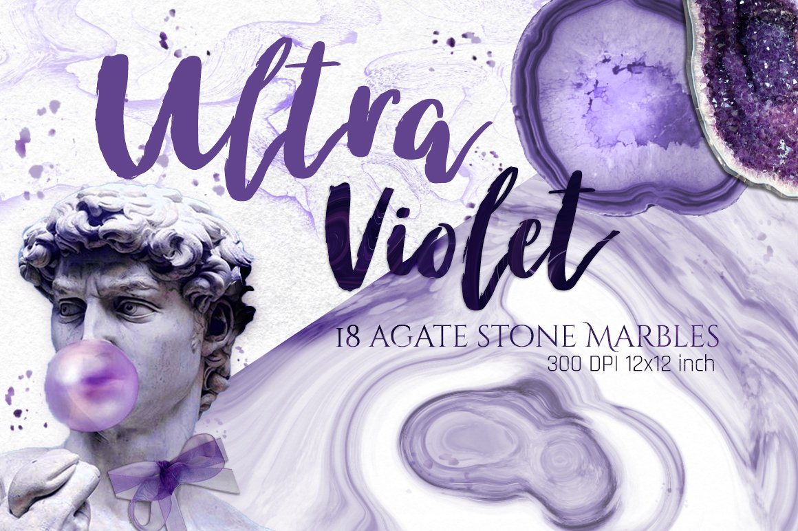 Ultraviolet Agate Marble Textures cover image.