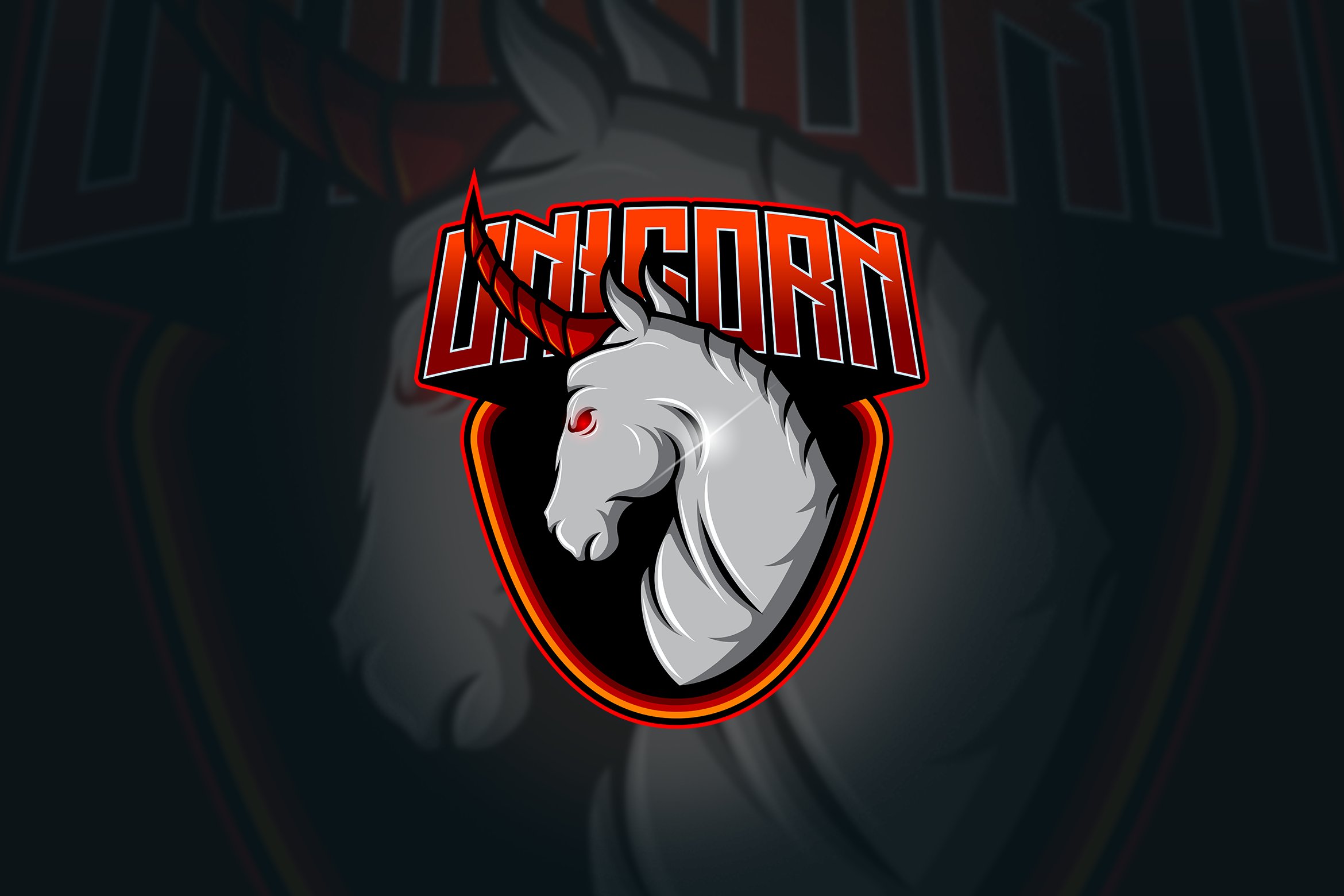 Unicorn - Mascot & Esport Logo cover image.