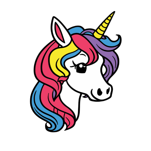 A Colorful Illustration of Unicorn cover image.