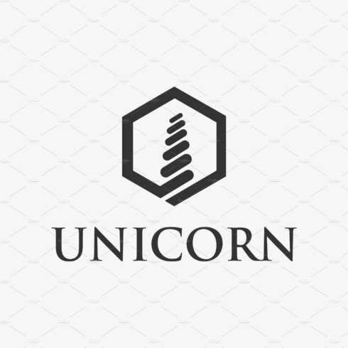 Corporate minimalist of unicorn logo cover image.